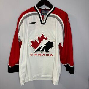 Vintage Team Canada Nike Hockey Jersey Men's M 1998 Olympics Stitched Sewn
